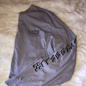 long sleeve, purple, cropped shirt, from Tillys